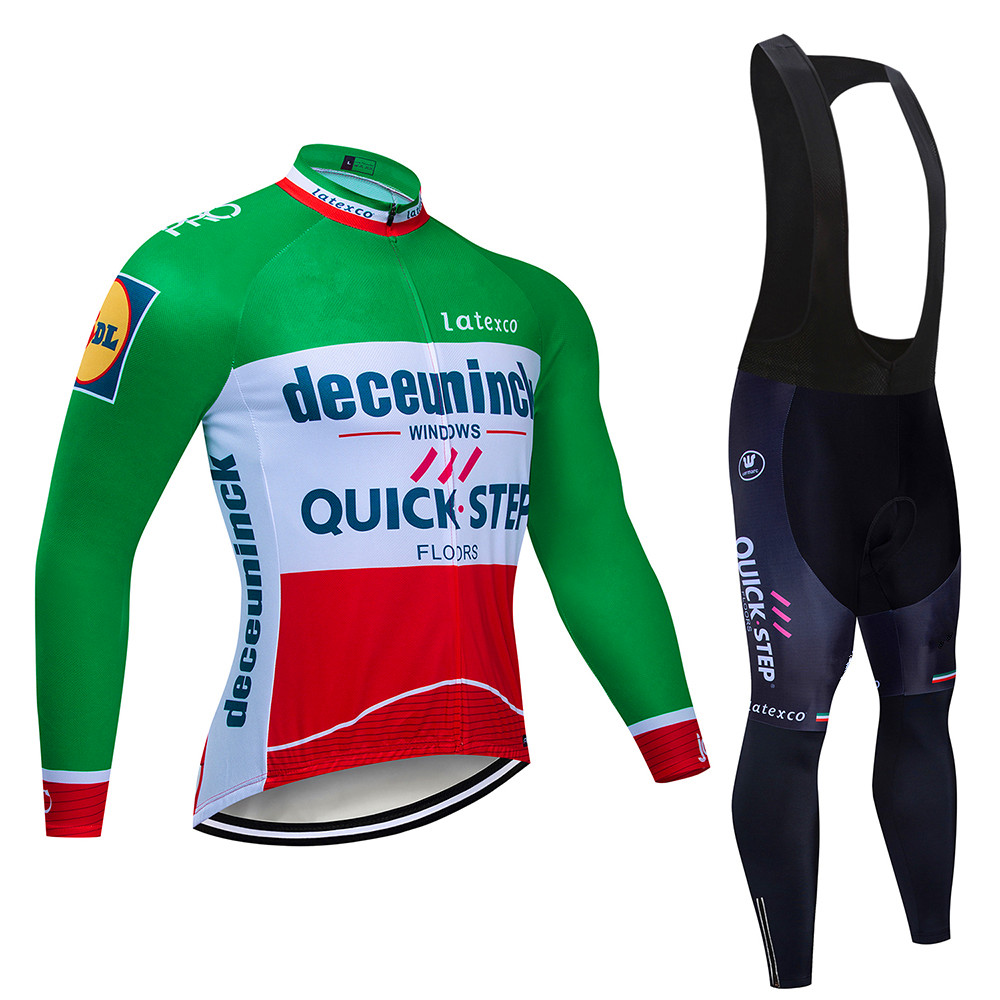Cycling Gear Jersey - Quick step Cycling Jersey Set Long