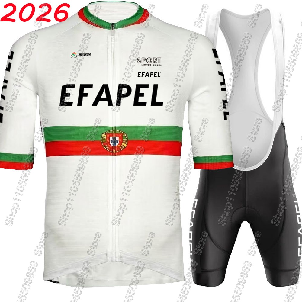 Cycling Gear Jersey - Portugal 2026 Efapel Team Cycling Jersey