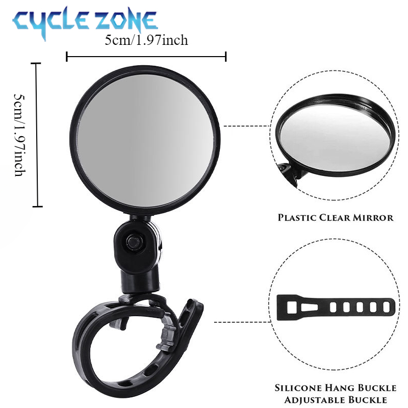 2PCS Bicycle Rearview Mirror 3 - огляд і ціна Cycle Zone