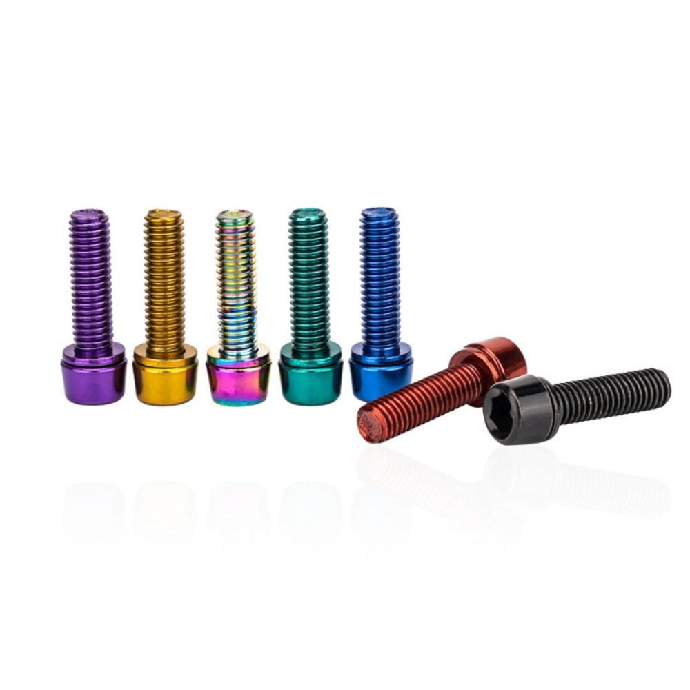 6pcs Titanium-plated Bicycle H - огляд і ціна Bike Stem Riser