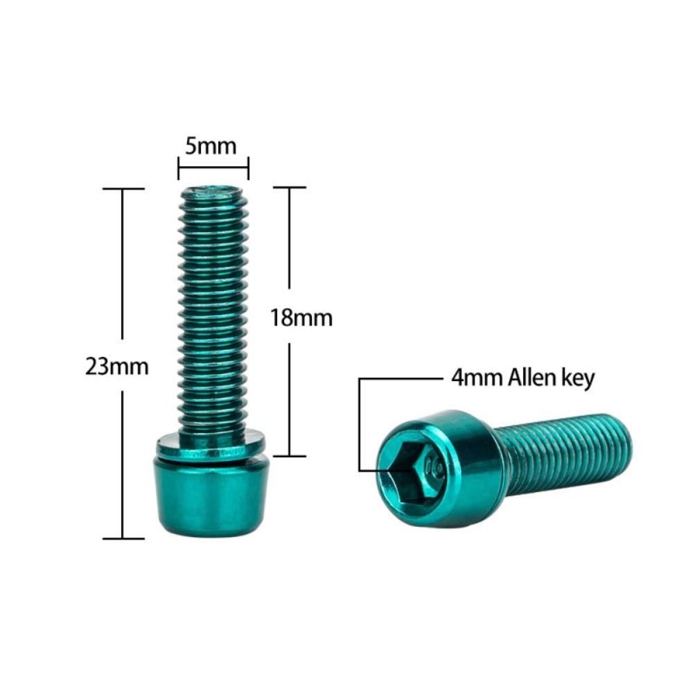 6pcs Titanium-plated Bicycle H - огляд і ціна Bike Stem Riser