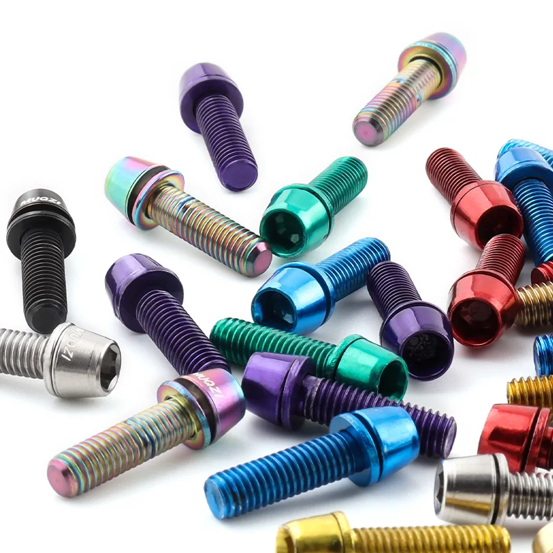 MUQZI 6pcs Stem Bolts M5x17mm  - огляд і ціна Bike Stem Riser
