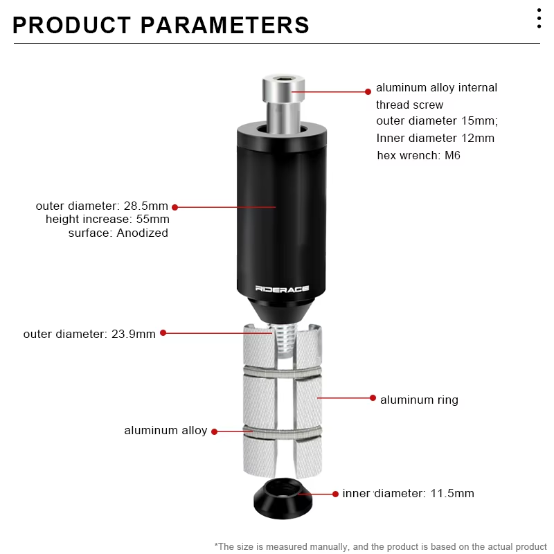 Bike Stem Extender Height Rise - огляд і ціна Bike Stem Riser