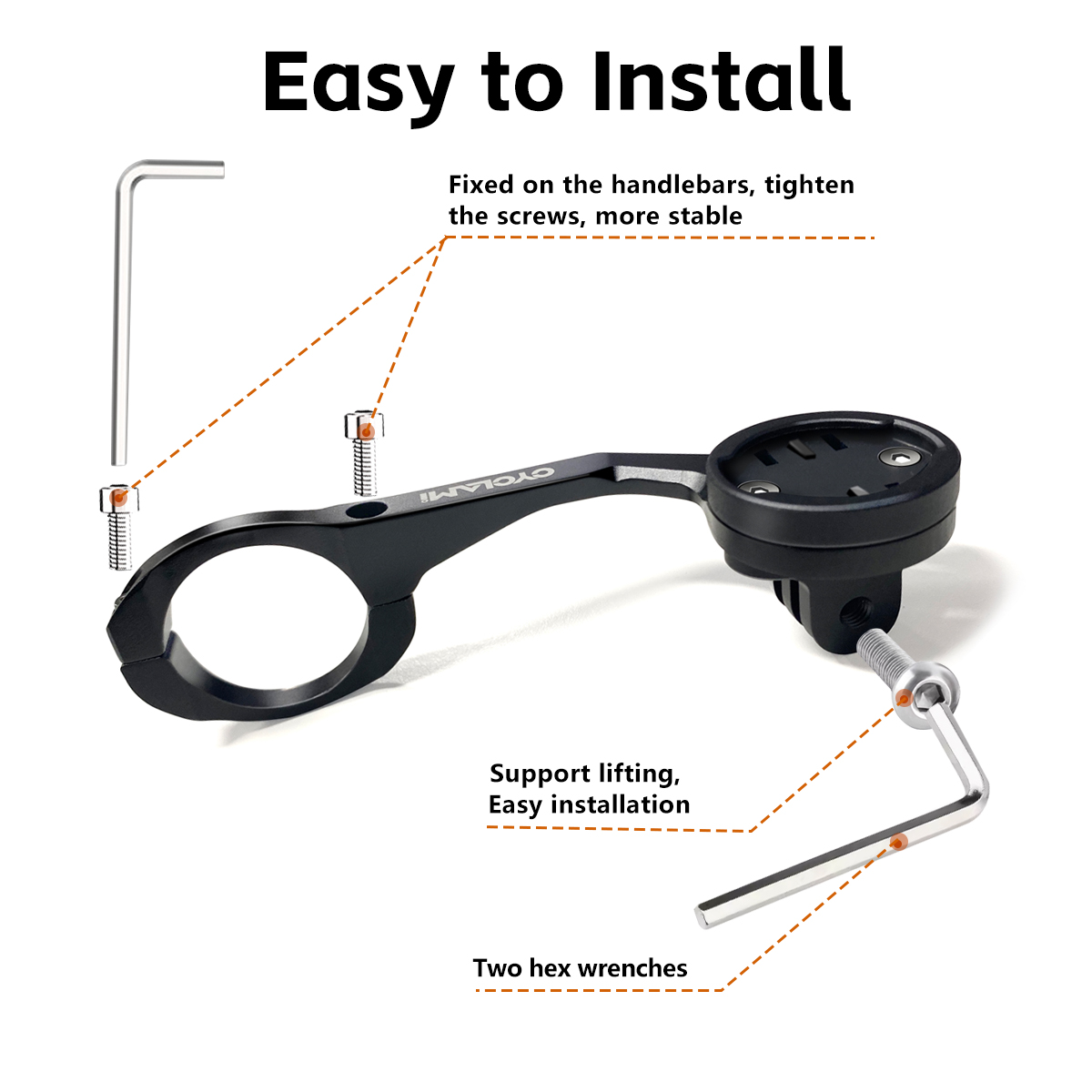 Aluminium Alloy Headlight Moun - огляд і ціна Bike Computer Gps
