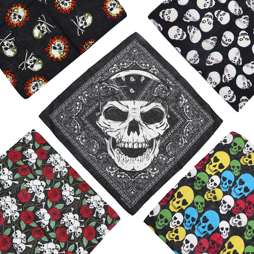 Skull Bandana Square Scarf 100 - огляд і ціна Cycle Zone