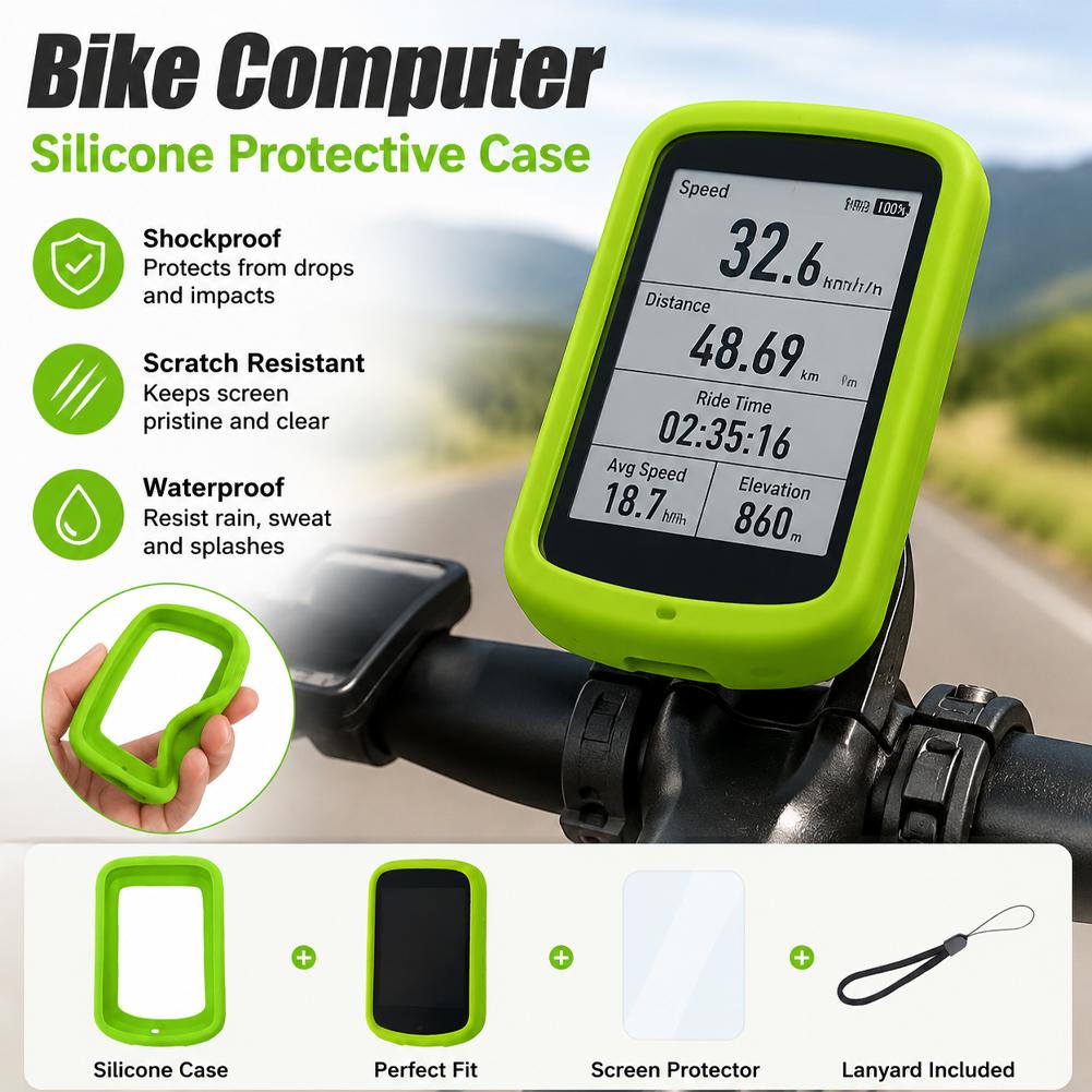 Silicone Protective Cover for  - огляд і ціна Bike Computer Gps