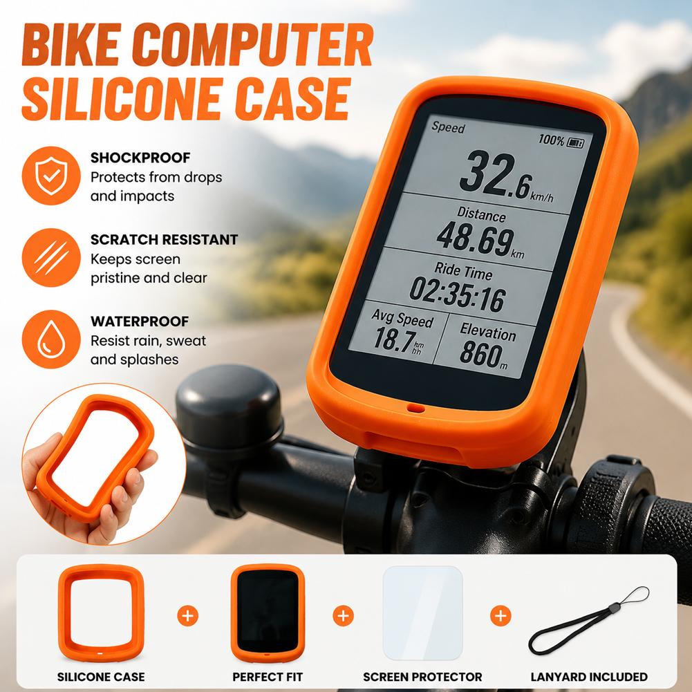 Silicone Protective Cover for  - огляд і ціна Bike Computer Gps